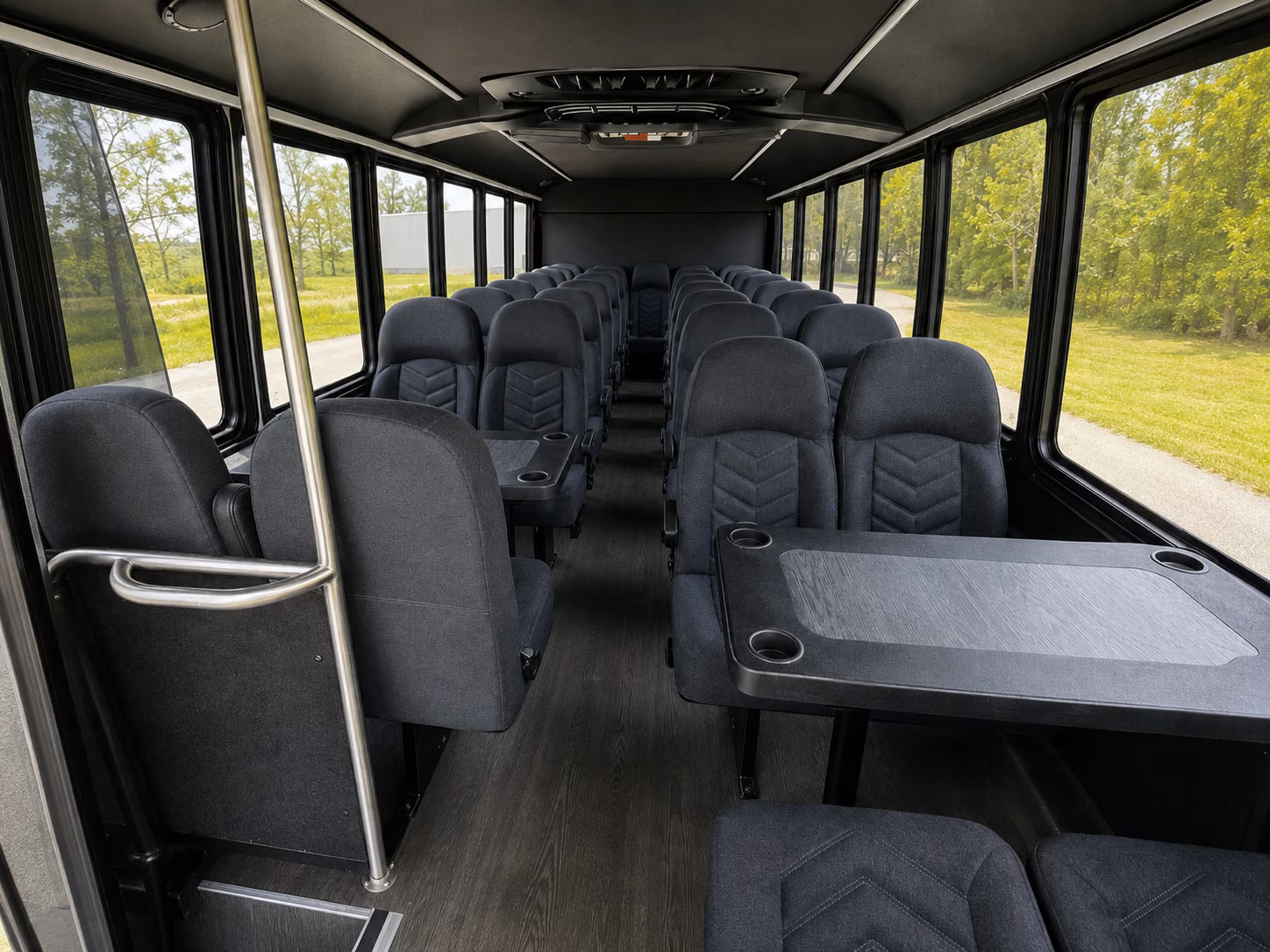palm coast 15 passenger minibus inside