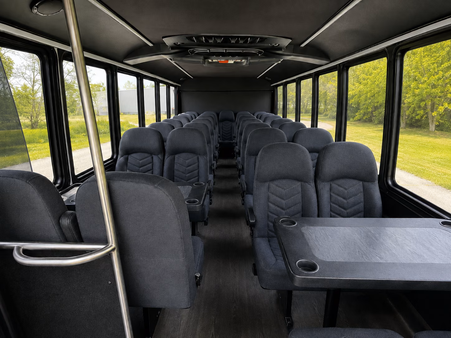 palm coast 15 passenger minibus interior