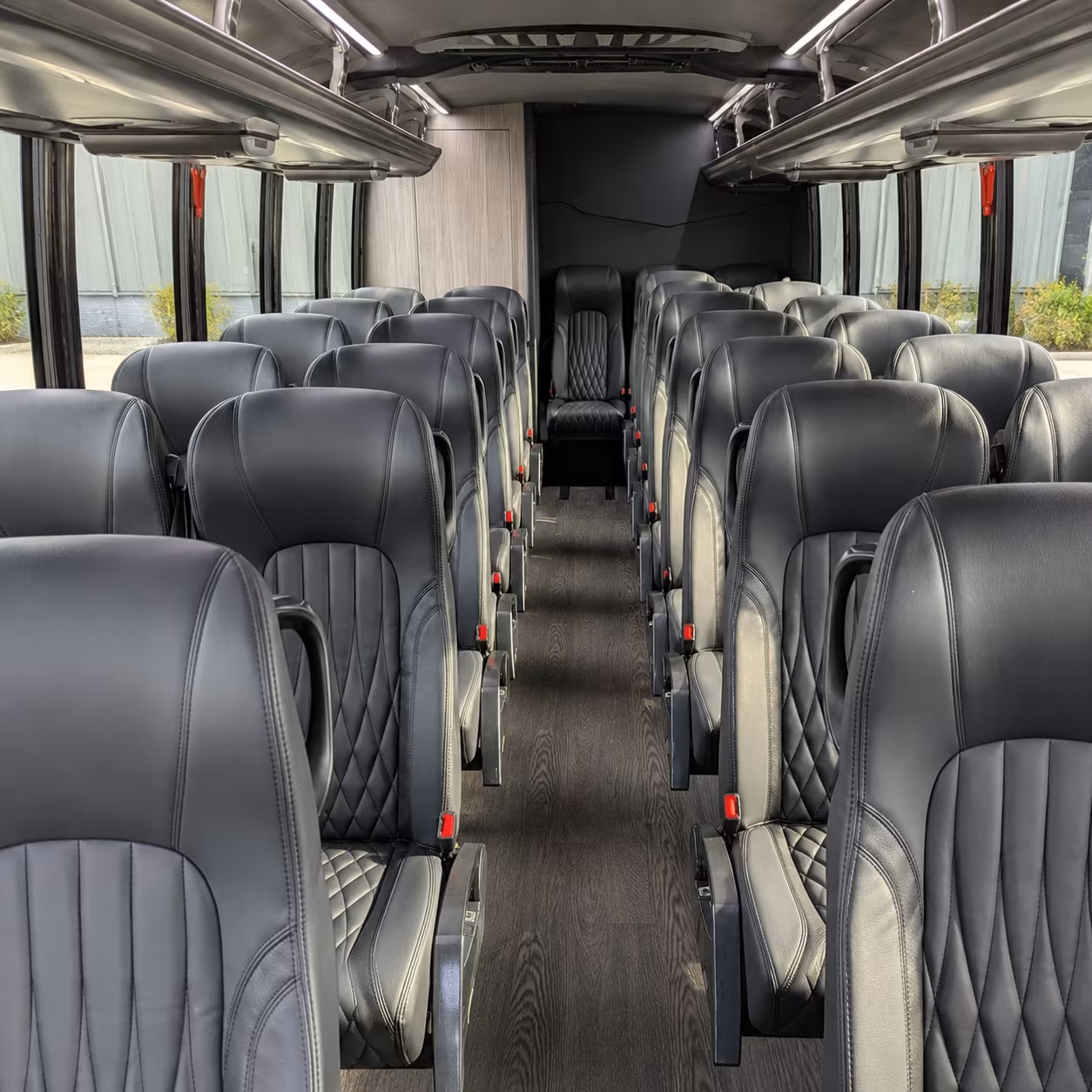 palm coast 28 passenger minibus inside