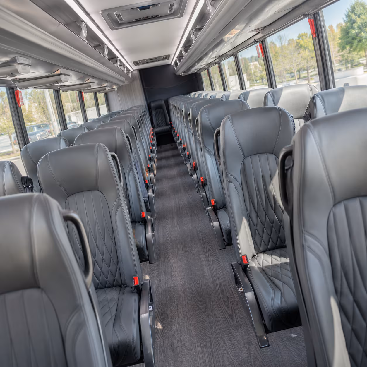 palm coast 30 passenger minibus interior