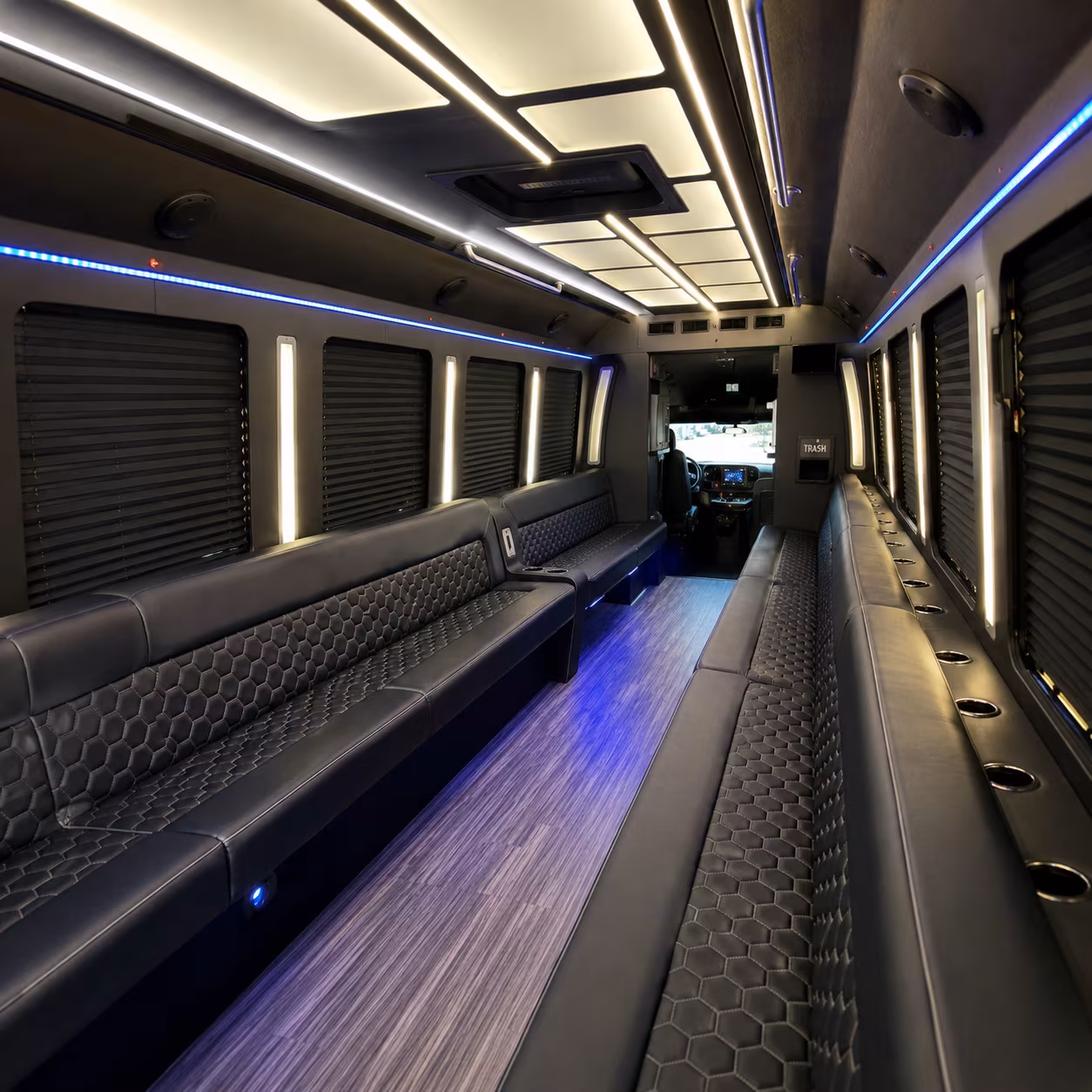 palm coast party bus inside