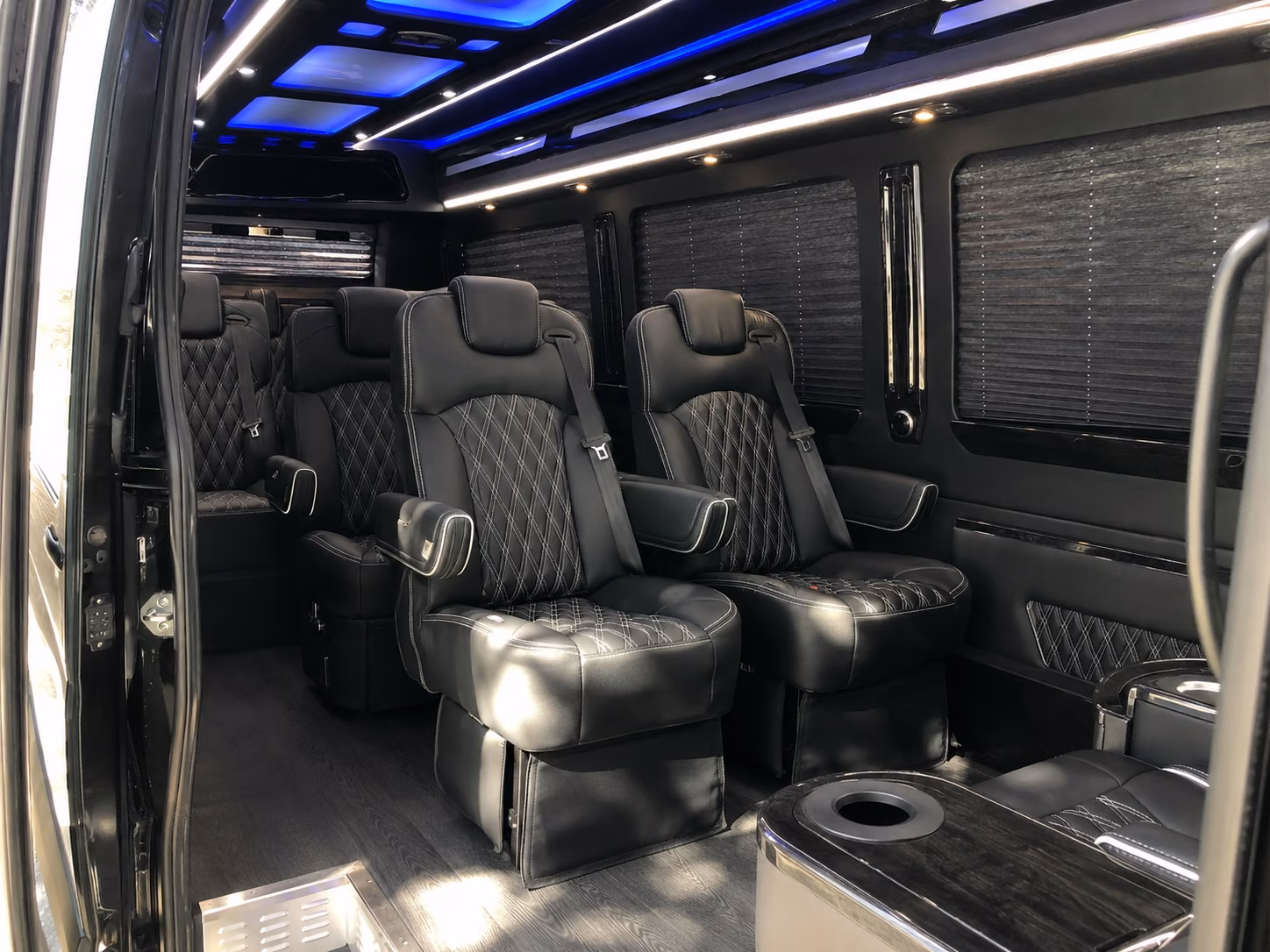 palm coast sprinter van with driver inside