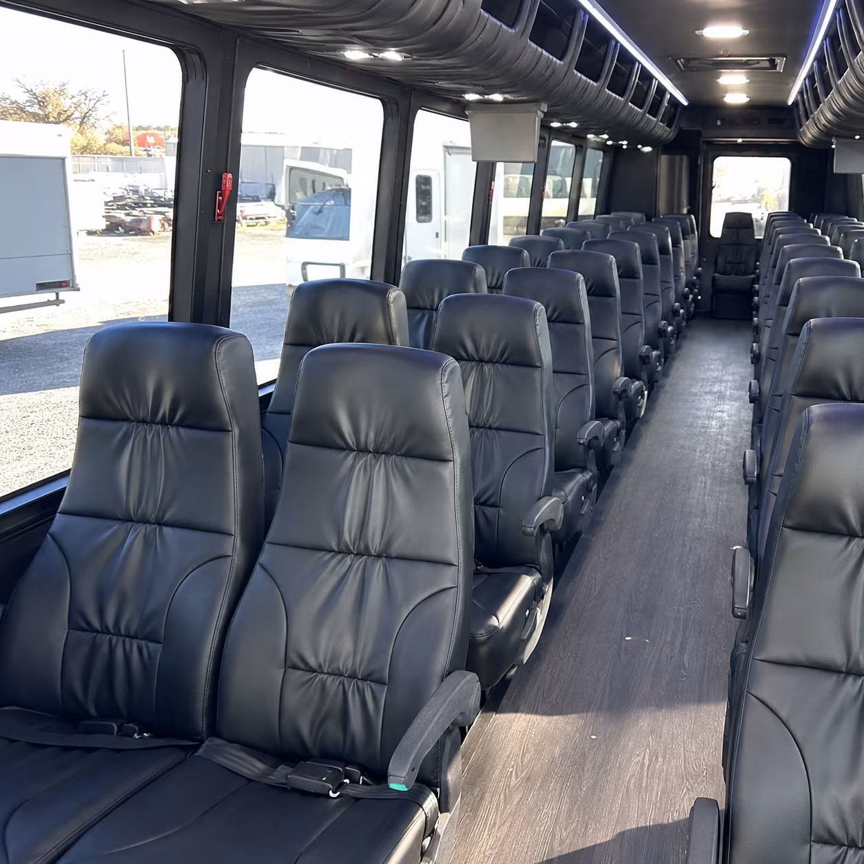 palm coast wine tour brewery transportation onboard seating